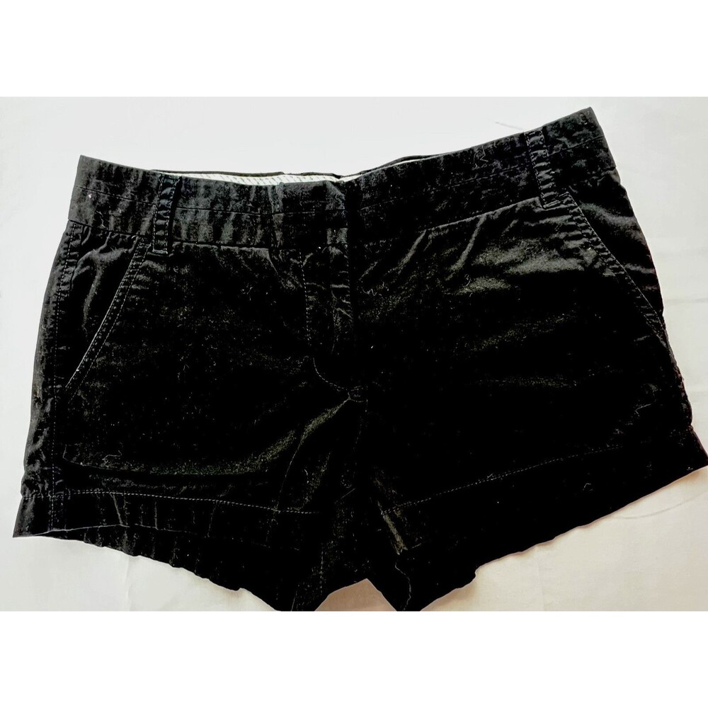 J Crew Womens Black Broken In Cotton 3" Inseam Casual Chino Shorts Size 6